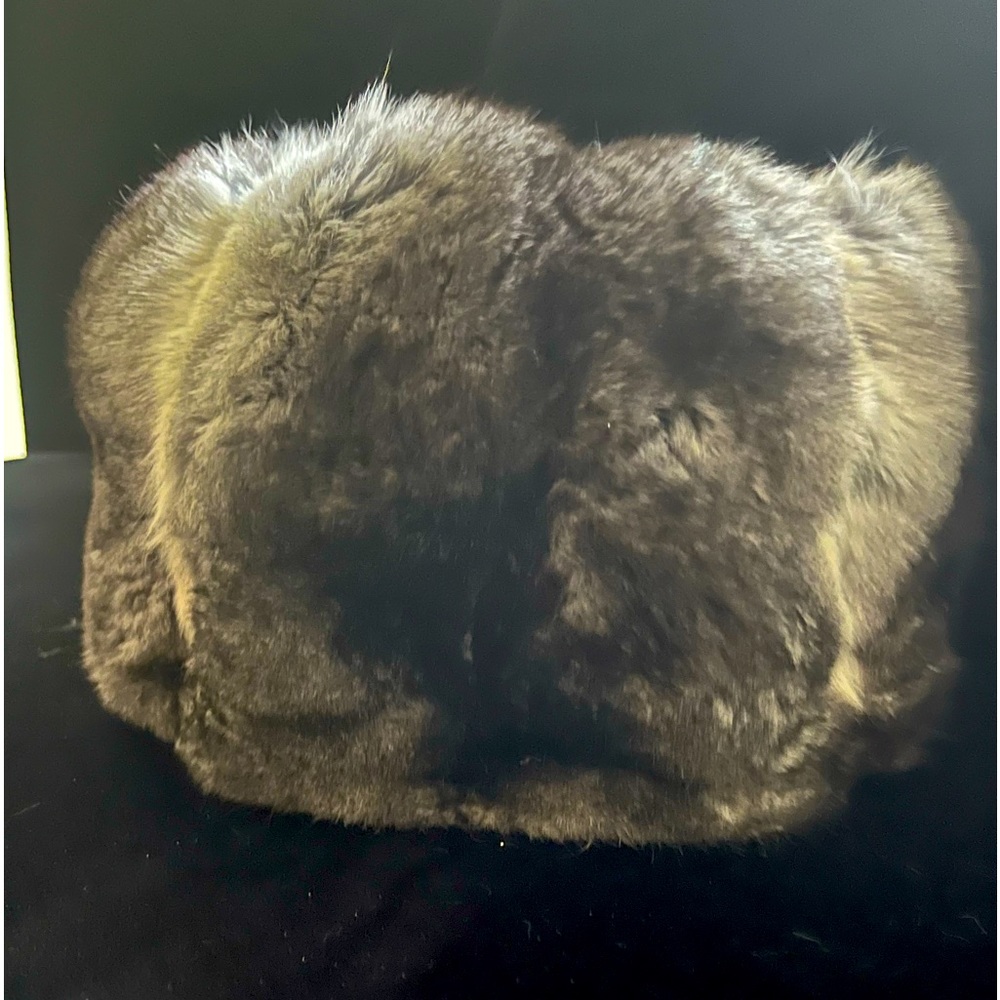 Brand New .. 
Real Chinchilla Velvet Skin
 Hat With Leather Top 
NOT REX !!